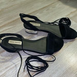 Steve Madden Wrap Up Mini Heels